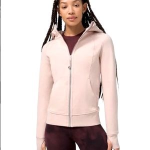 Lululemon Scuba Hoodie Full Zip Feather Pink SZ 4